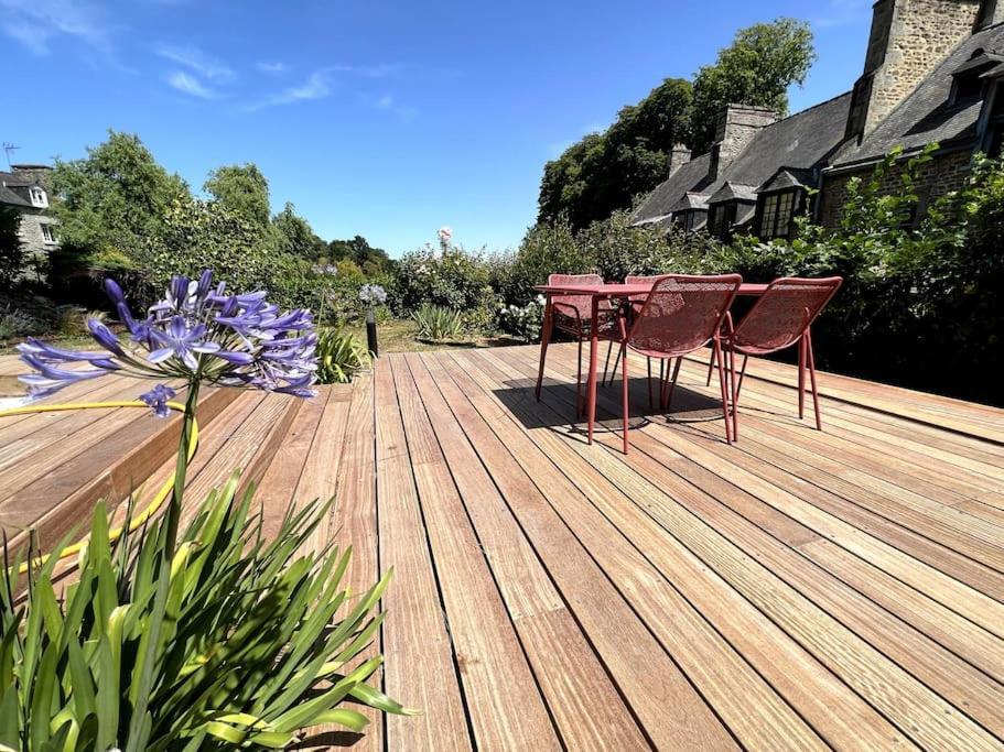 Superbe Appartement Avec Jardin Dinan Centre - Jerzual Kültér fotó