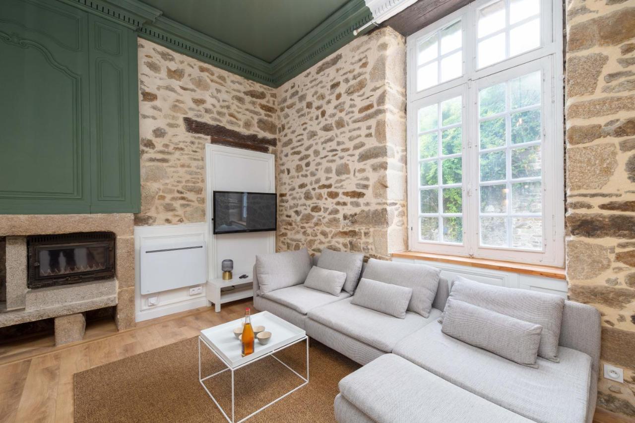 Superbe Appartement Avec Jardin Dinan Centre - Jerzual Kültér fotó